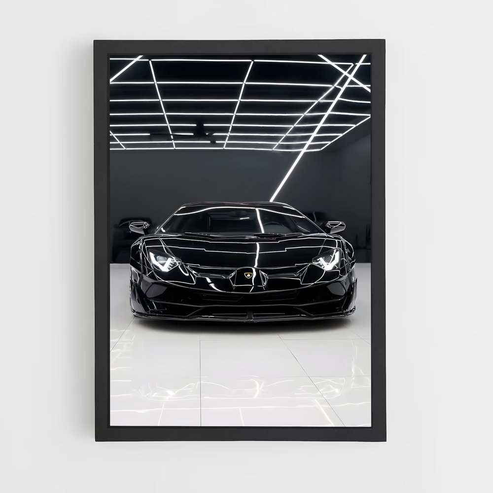 Poster Aventador svj luisante – affiche Lamborghini (vue 2)
